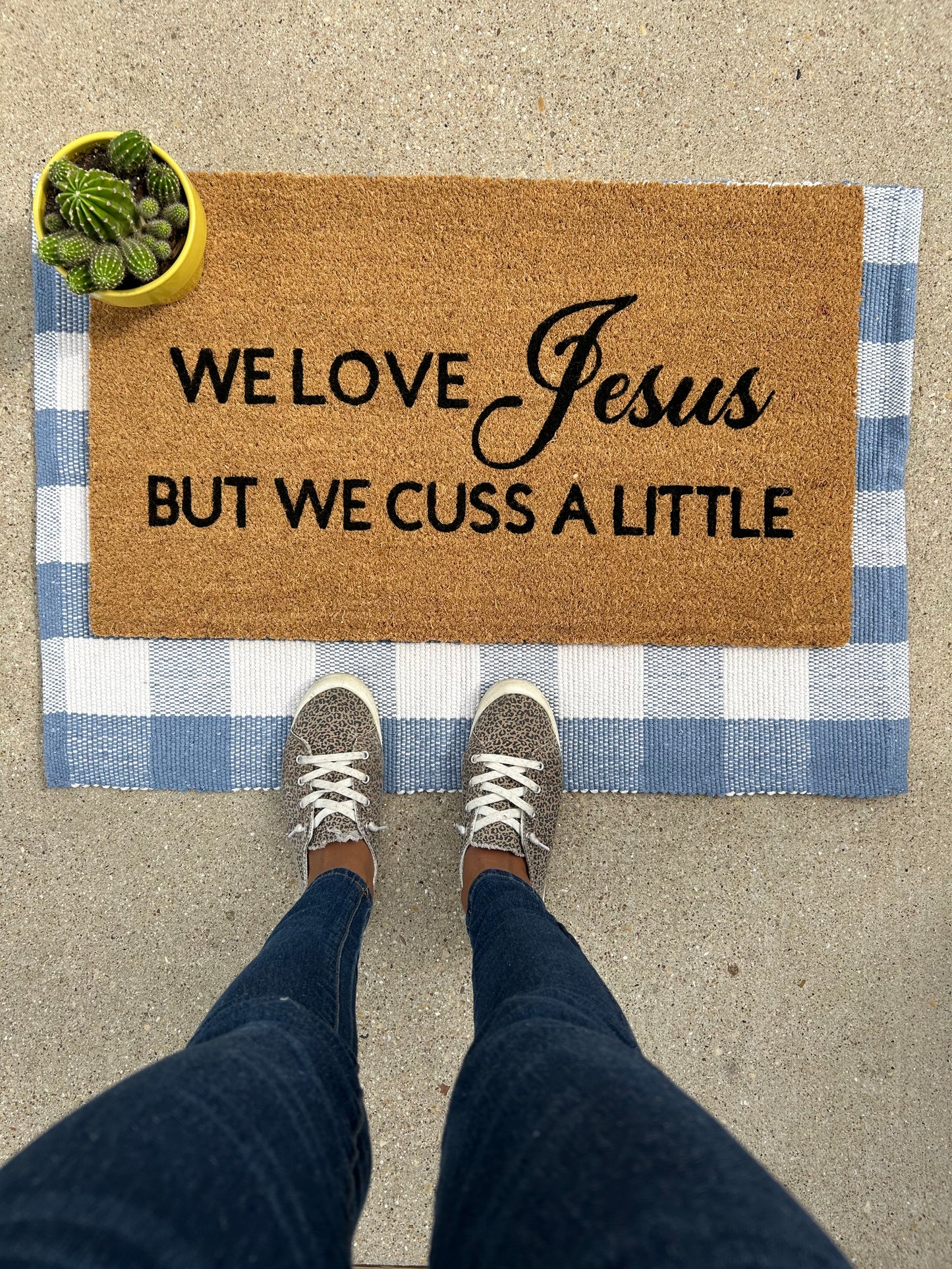 We love Jesus but we cuss